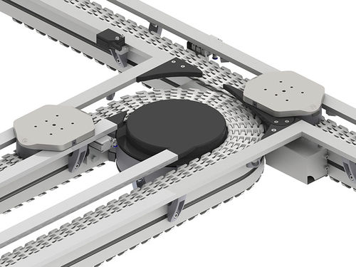 Transportador con cadena - X85P - FlexLink - de posicionamiento / para palés / para aplicaciones de proceso