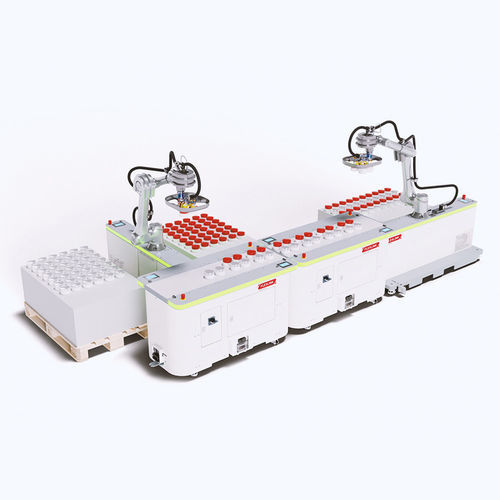Célula robotizada pick and place - BRIXX - FlexLink - para la industria agroalimentaria / para la industria farmacéutica