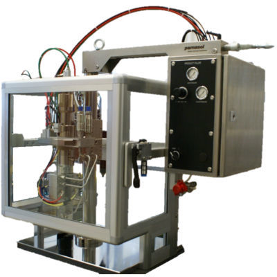 Máquina de llenado semiautomática - 2001/121 - Pamasol Willi Mäder - para la industria farmacéutica