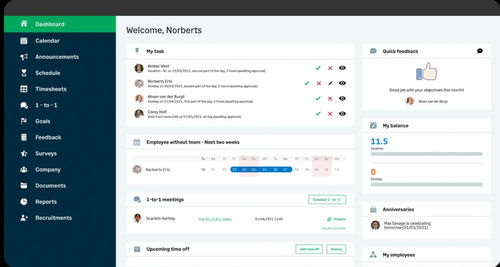 Software de gestión - Sage HR - Sage bäurer GmbH - para la gestión del rendimiento / de mando / para informes