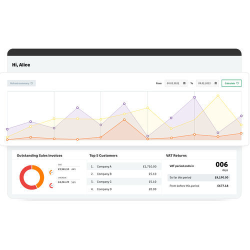 Software de contabilidad - Sage Accounting - Sage bäurer GmbH - de flujo / en tiempo real / automatizado