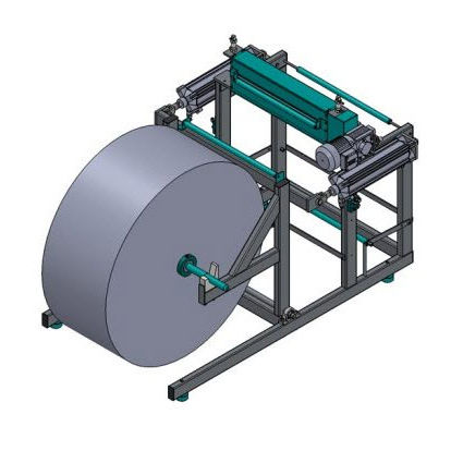 Desbobinador de film - CW 1200 - Rohde Maschinenbau GmbH - automático / para línea de termoformado