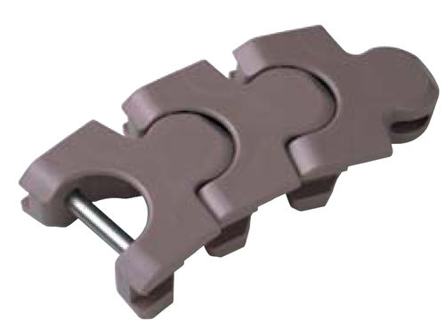Cadena para transporte de POM - uni 2700 - uni-chains - de láminas / flexible