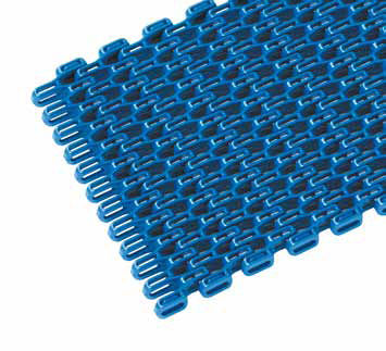 Cinta transportadora modular - uni Flex SNB series - uni-chains - de plástico / para la industria agroalimentaria
