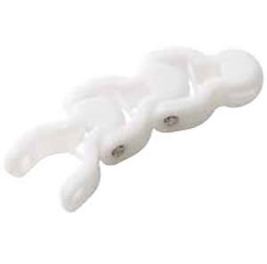 Cadena para transporte de POM - uni 1703/1704/1705/1707 - uni-chains - con eslabones monobloque / flexible