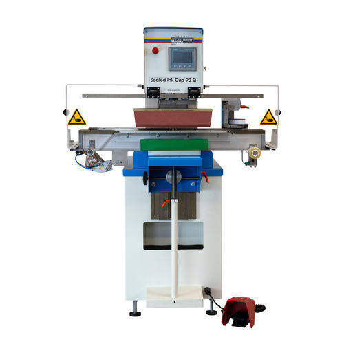 Máquina de tampografía de tintero hermético - SEALED INK CUP 90 Q - TAMPOPRINT GmbH - de gran formato