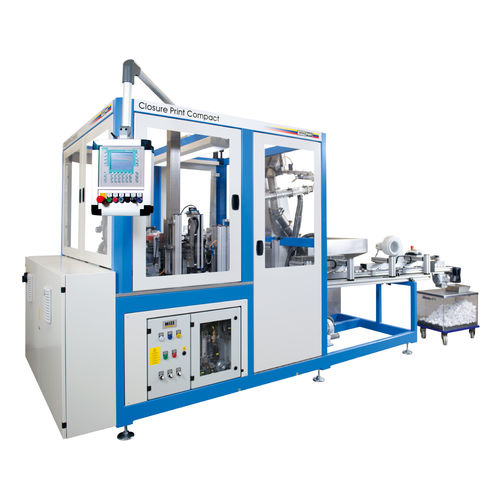 Máquina de tampografía de tintero abierto - CLOSURE PRINT COMPACT - TAMPOPRINT GmbH - totalmente automática / compacta / de alta eficacia