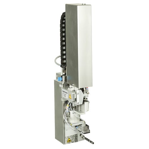 Aplicador de etiquetas automático - 4214  - cab Produkttechnik GmbH & Co KG - para aplicación en la parte superior del producto / para aplicación en el lateral del producto / para etiquetas autoadhesivas