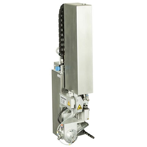 Aplicador de etiquetas automático - 4514  - cab Produkttechnik GmbH & Co KG - para tuberías / para aplicación en la parte superior del producto / para aplicación en el lateral del producto