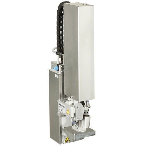 Aplicador de etiquetas automático - 401 series - cab Produkttechnik GmbH & Co KG - para embalaje / para cajas / para aplicación en la parte superior del producto
