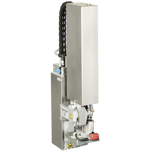 Aplicador de etiquetas automático - 4614 - cab Produkttechnik GmbH & Co KG - para embalaje / para cajas / para aplicación en la parte superior del producto
