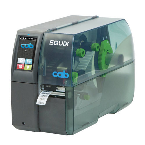 Impresora de etiquetas de transferencia térmica - SQUIX series - cab Produkttechnik GmbH & Co KG - térmica directa / rápida / industrial