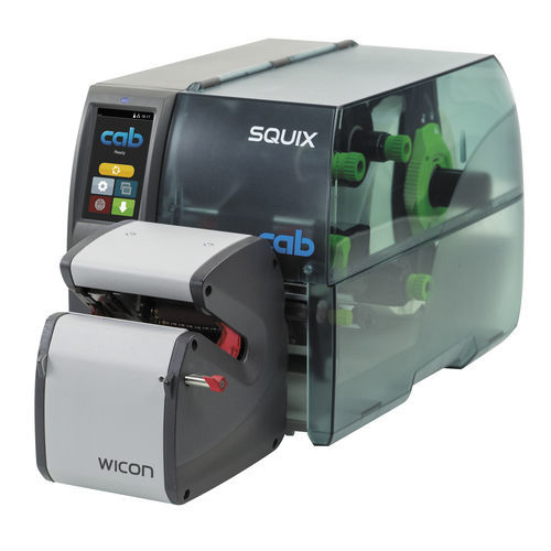 Aplicador de etiquetas automático - WICON - cab Produkttechnik GmbH & Co KG - wraparound / para etiquetas autoadhesivas