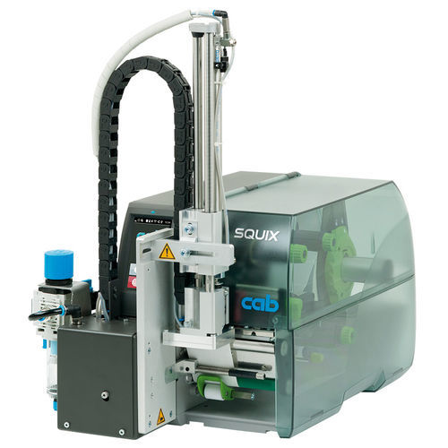 Aplicador de etiquetas automático - SQUIX SQ - cab Produkttechnik GmbH & Co KG - semiautomático / para embalaje / para aplicación en la parte superior del producto