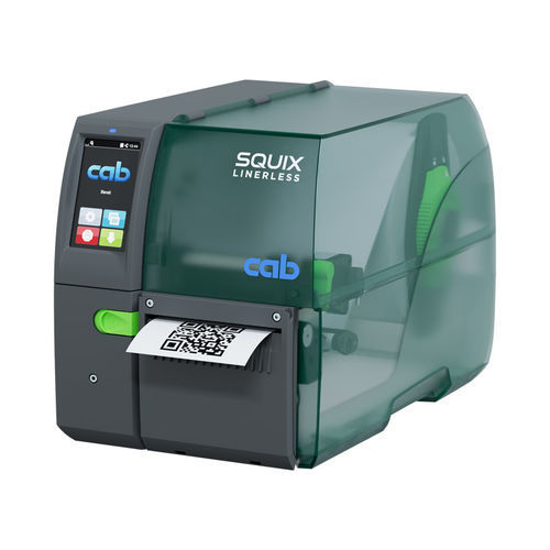 Impresora-aplicadora de etiquetas autoadhesivas - SQUIX series - cab Produkttechnik GmbH & Co KG - de etiquetas / para impresora / de latas