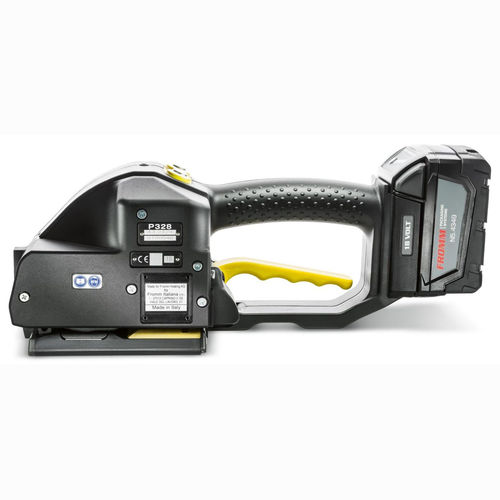 Aparato flejador alimentado por batería - P32 series - FROMM - para cinta de flejado de PP-PET / semiautomático