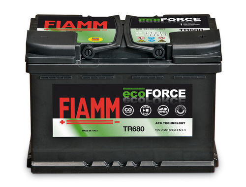 Batería ácido-plomo - TR680 - FIAMM - bloque / 12 V