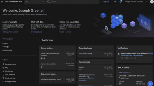 Software de gestión - Cloud Pak for Data - IBM - análisis de datos / de arquitectura / nube