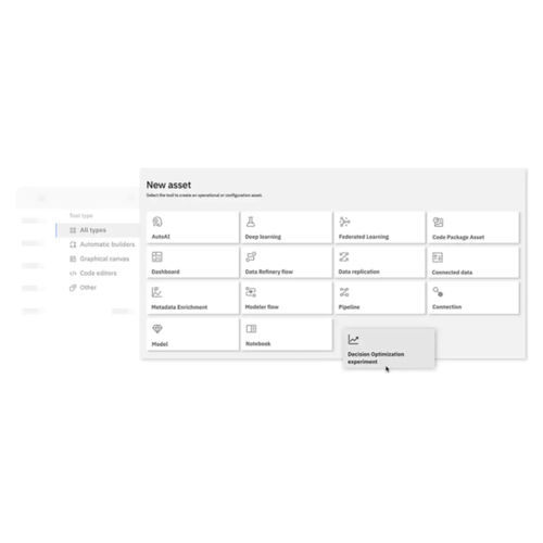 Software de gestión - Watson Studio - IBM - de interfaz / de supervisión / de modelización