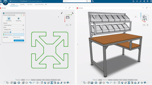 Software de interfaz - 3D Structure Creator - SOLIDWORKS - de diseño / de modelado estructural / de gestión de datos