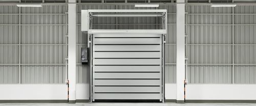 Puerta espiralada - EFA-SST® Efficient - EFAFLEX Tor- und Sicherheitssysteme GmbH & Co. KG - clase 2 / para interior / para exteriores