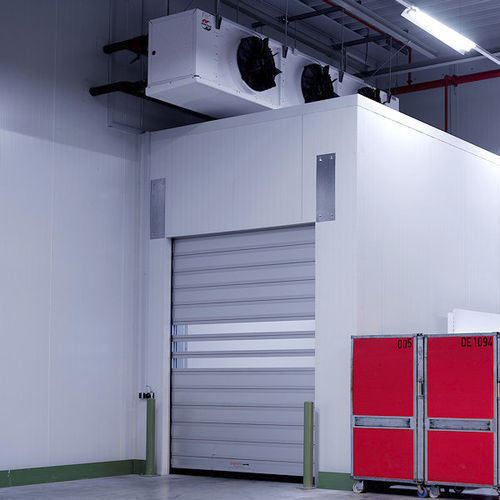 Puerta enrollable - EFA-SST®-ISO-60 - EFAFLEX Tor- und Sicherheitssysteme GmbH & Co. KG - industrial / para cámara frigorífica / rápida