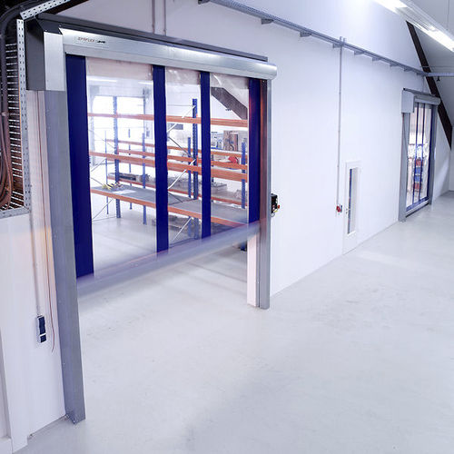 Puerta enrollable - EFA-SRT® ECO - EFAFLEX Tor- und Sicherheitssysteme GmbH & Co. KG - de acero inoxidable / de acero galvanizado / industrial