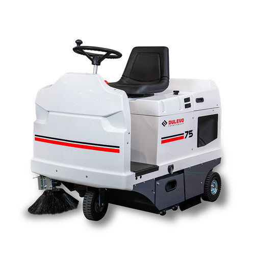 Barredora con operador a bordo - Dulevo 75 - DULEVO INTERNATIONAL - con motor de gasolina / con motor de gas / con batería