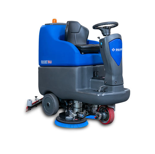 Fregadora con operador a bordo - Dulevo BOOST 150.0 - DULEVO INTERNATIONAL - alimentada por batería / compacta / industrial