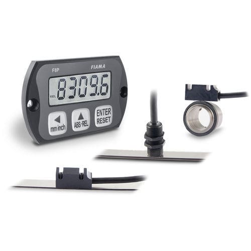 Visualizador LCD - F8P - FIAMA - digital / de 10 dígitos / para sensor