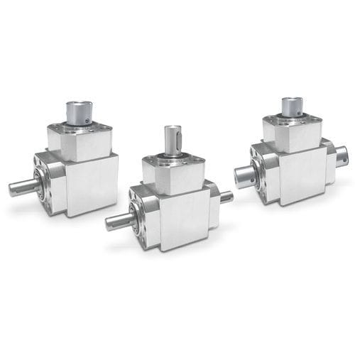 Reenvío angular de engranajes cónicos - 66/4UC - FIAMA - 90° / de acero inoxidable / de aluminio