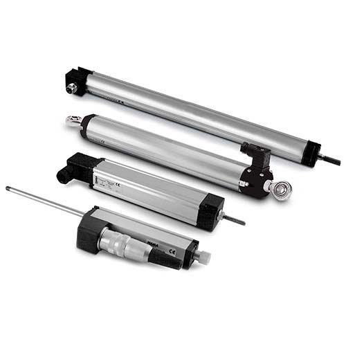 Sensor de posición lineal - P series - FIAMA - potenciométrico / analógico / de metal