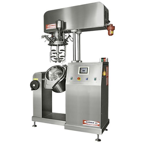 Homogeneizador de vacío - Axomix 25 - 50 - AXOMATIC - de turbina / vertical / batch