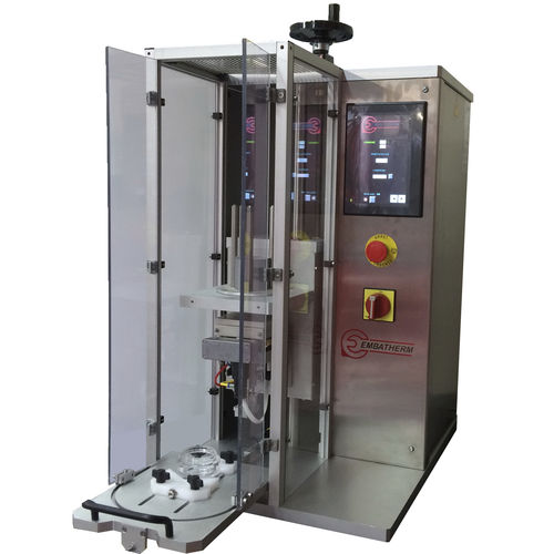 Termoselladora semiautomática - TCE 260  - EMBATHERM OPERCULES - para opérculos prerecortados / para la industria agroalimentaria / médica