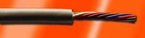 Cable eléctrico de datos - LSZH - Alpha Wire - blindado / de baja emisión de humos / robusto