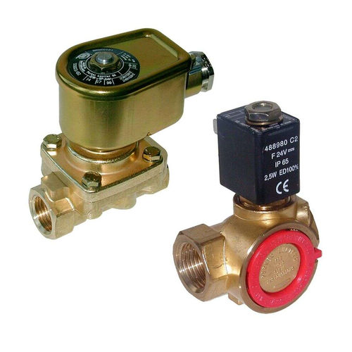 Electroválvula de control asistido - Parker Fluid Control Division - Europe - de 2 vías / NC / para gas