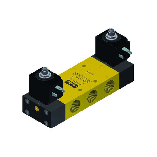Distribuidor neumático de cajón - Parker Fluid Control Division - Europe - accionado por solenoide / de control asistido / de 5/2 vías