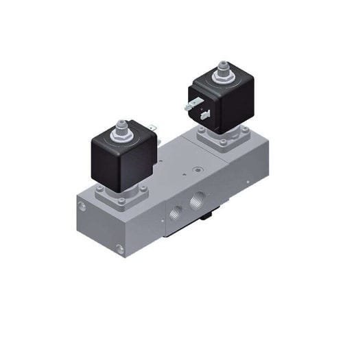 Distribuidor neumático de cajón - Parker Fluid Control Division - Europe - accionado por solenoide / de control asistido / de 5 vías