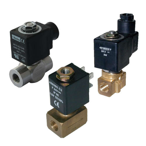 Electroválvula de control directo - Parker Fluid Control Division - Europe - de 2 vías / NA / para gas