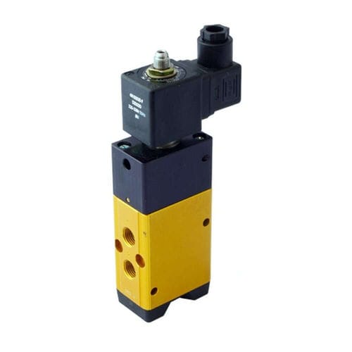 Distribuidor neumático de cajón - Parker Fluid Control Division - Europe - accionado por solenoide / de control asistido / de 5 vías