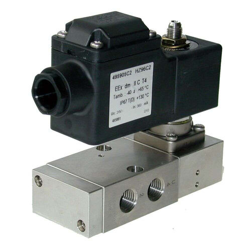 Distribuidor neumático de cajón - Parker Fluid Control Division - Europe - accionado por solenoide / de control asistido / de 5 vías