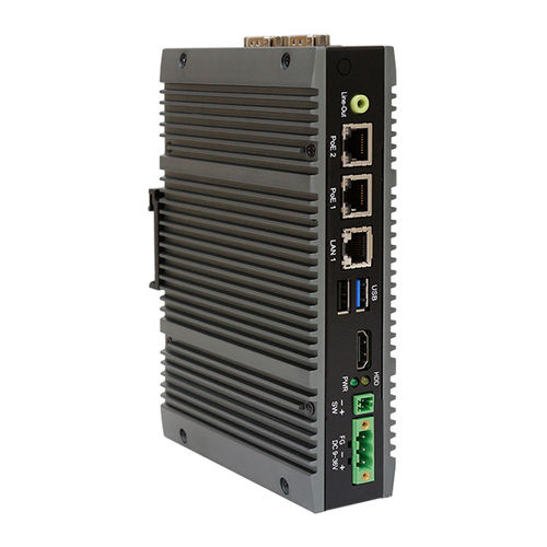 PC para sistema de visión artificial - AVS-310 - APLEX Technology Inc. - Edge AI / box / en riel DIN