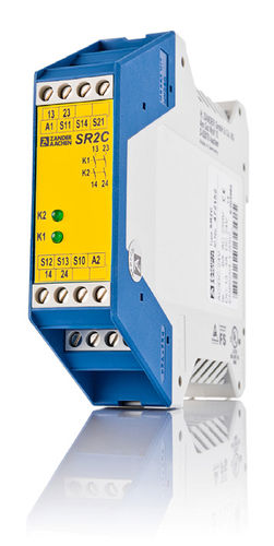 Relé de seguridad de parada de emergencia - 24 - 230 V, 6 A | SR2C - Zander GmbH & Co. KG, Hermann - en riel DIN
