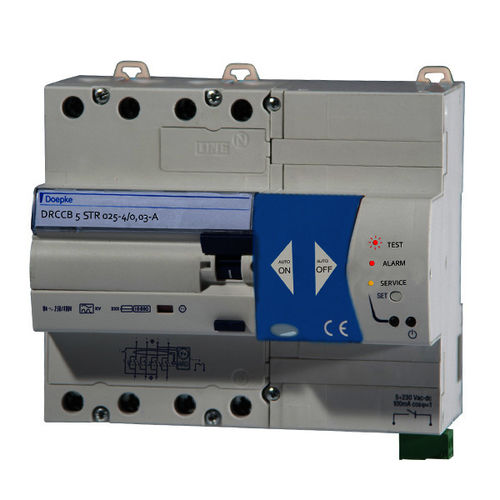 Disyuntor diferencial - DRCCB 5 STR 040-4/0,03-A - Doepke Schaltgeräte GmbH - AC / 4 polos / automático