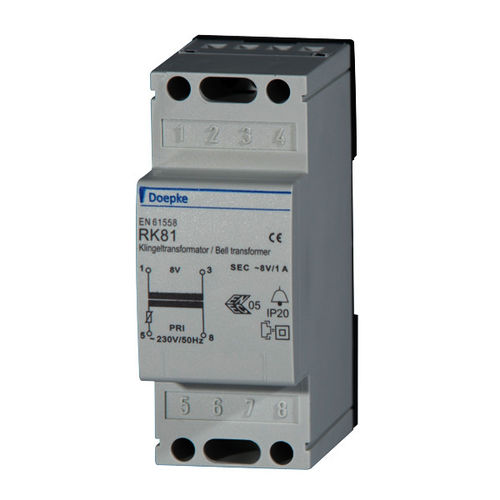 Transformador de potencia - RK 81 - Doepke Schaltgeräte GmbH - encapsulado / de baja tensión / en riel DIN