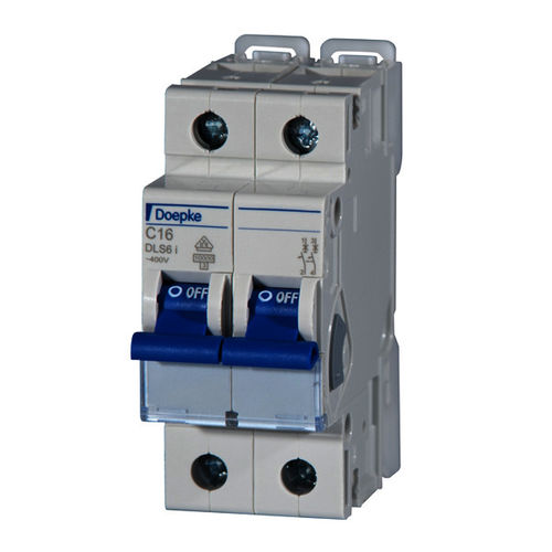 Disyuntor magnetotérmico - 63 A | DLS 6i C63-2 - Doepke Schaltgeräte GmbH - contra cortocircuitos / modulable / miniatura