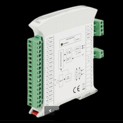 Módulo E/S analógico - EMOD 3017 - ELCO Elettronica di A. Ligabue e C. snc - Modbus / 8 canales / para máquina de acondicionamiento