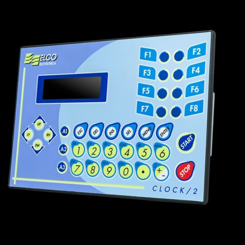 HMI con teclado - CLOCK2 - ELCO Elettronica di A. Ligabue e C. snc - empotrable / Modbus / CANopen
