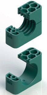 Abrazadera para tubo de tornillo - FKB GmbH - de polipropileno