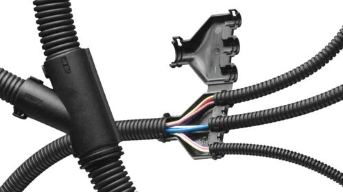 Conector para tubo flexible - Y-snap-lock - FRÄNKISCHE Industrial Pipes GmbH & Co. KG - autoextinguible